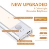 Bitrue Under Cabinet Lighting, 2Pack Rechargeable Magnetic Motion Sensor,Stepless Dimmable,