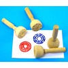 Wooden patterned stampers - Pack of 4 - For use