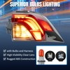 Convitex Passenger Outer LED Tail Light Assembly for Toyota RAV4