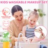 Topsolid Kids Makeup Kit for Girl, Real Washable Makeup for