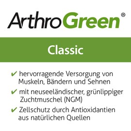 cdVet ArthroGreen Classic 25g - Nahrungsergänzung zur Unterstützung der Gelenke für Hund und für Katze durch Vitamine und Mineralien