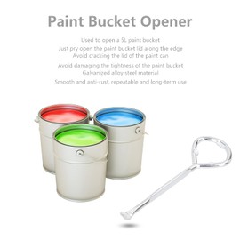 2pcs Colour Can Opener Tool, Alloy Steel Lid Opener Bottle Opener, Bucket Opener for 5L Paint Bucket