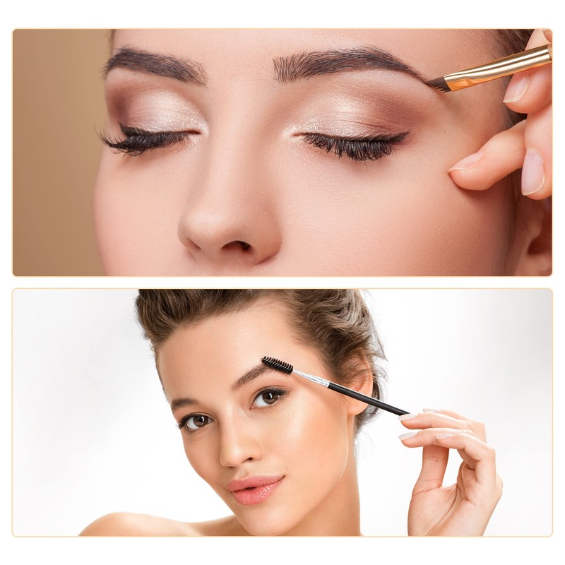VOCOSTE Soft Double Sided Eyebrow Brush for Women Oblique Eyebrow