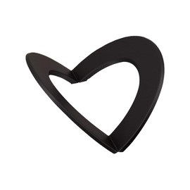 LANZZAS Stove Pipe Corner Rosette for Inner Corner with 50 mm Edge - for Diameter 150 mm - Colour: Black - Stove Pipe Wall Rosette for Corner Interior