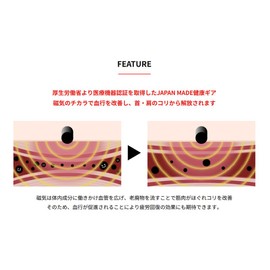 オンフォー(ON4) 管理医療機器認証 磁気ネックレス スポーツタイプ ON4 TYPE-C クリアピンク 60cm