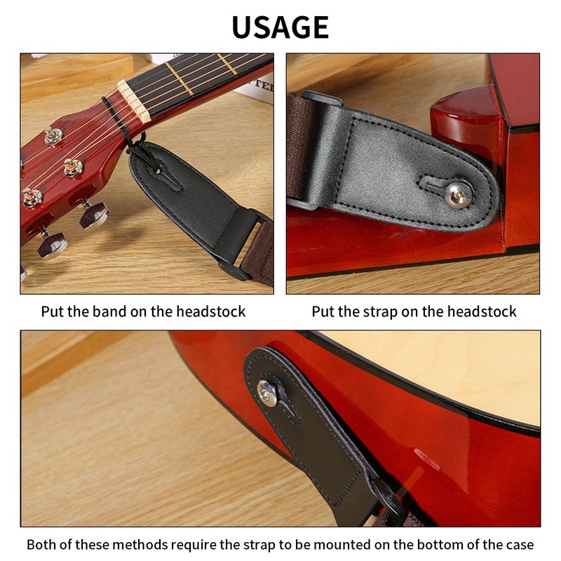 MOUMOUTEN Guitar Strap, Electric Guitar Webbing, Adjustable Guitar Strap, Universal,