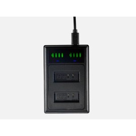 2-Pack LP-E12 Battery and USB Dual Battery Charger Compatible with Canon EOS-M, EOS M2, EOS M10, EOS M50, EOS M50 Mark II, EOS M100, EOS M200, SX70 HS, Rebel SL1 Digital Camera（1300mAh