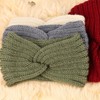 DRESHOW Pack of 6 Women's Winter Crochet Headbands, Knitted Headband,