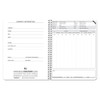 BookFactory Inventory Log Book/Small Business Inventory Tracker/Tracking Register - Wire-O,