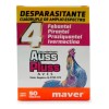 Auss Pluss Desparasitante Amplio Espectro Gallos 50 Tabletas