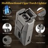 AWOTE Cigar Lighter with Double Jet Flame, Refillable Cigar Torch