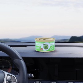 Car Balm Air Freshener,Auto Odor Eliminator - Scented Gel Air Freshener Home Truck Wood Block Can Aromatherapy Long-Lasting