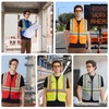 A-KSAFETY High Visibility Safety Vest for Men Women with Pockets