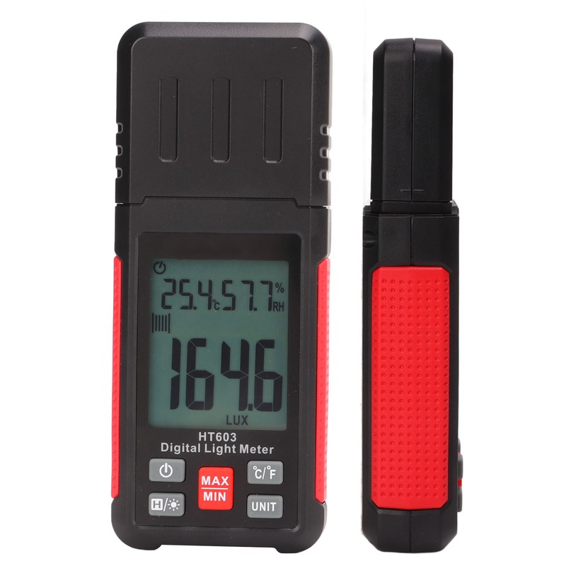 Digital Light Meter Professional High Accuracy Quick Response Luxmeter Large