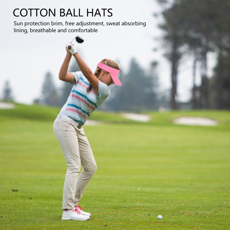 Cotton Ball Hats Empty Top Sun Visors Hat Sports Sun