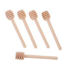 MAGICLULU 3sets Sturdy Honey Dipper Household Honey Stir Wooden Stir Stick Safe for Daily Use Wedding Party Ideal 10pcs*3