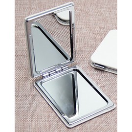 losensild Pocket Mirror, Small Compact Mirror Travel Makeup, 1X/3X Pocket Mirror, 2-Sided Cosmetic Vanity Mirror,Black