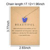 Blue Butterfly Necklaces for Women Best Mom Gifts from Daughter