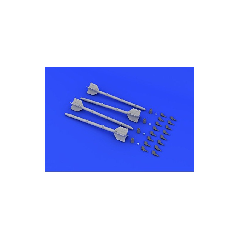 Eduard EDB648197 Brassin 1:48-AIM 9J Sidewinder Missile kit, Various