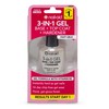 NAIL-AID 3-in-1 Gel Base + Top + Hardener, Clear, 0.55