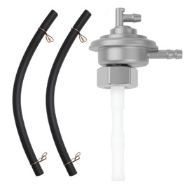 Fuel Tap Vacuum Scooter M16 x 1.5 with 2 Fuel Hoses Vacuum Pressure Controlled Universal Fuel Tap for Cpi Keeway Kymco Sym Gy6 139 mb Generic Baotian Benzhou Piaggio Aprilia Scooter