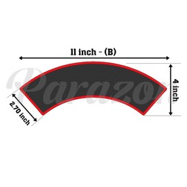 Custom Embroidered Top Rocker Vest Patch Motorcycle Biker Patch 11" (B)