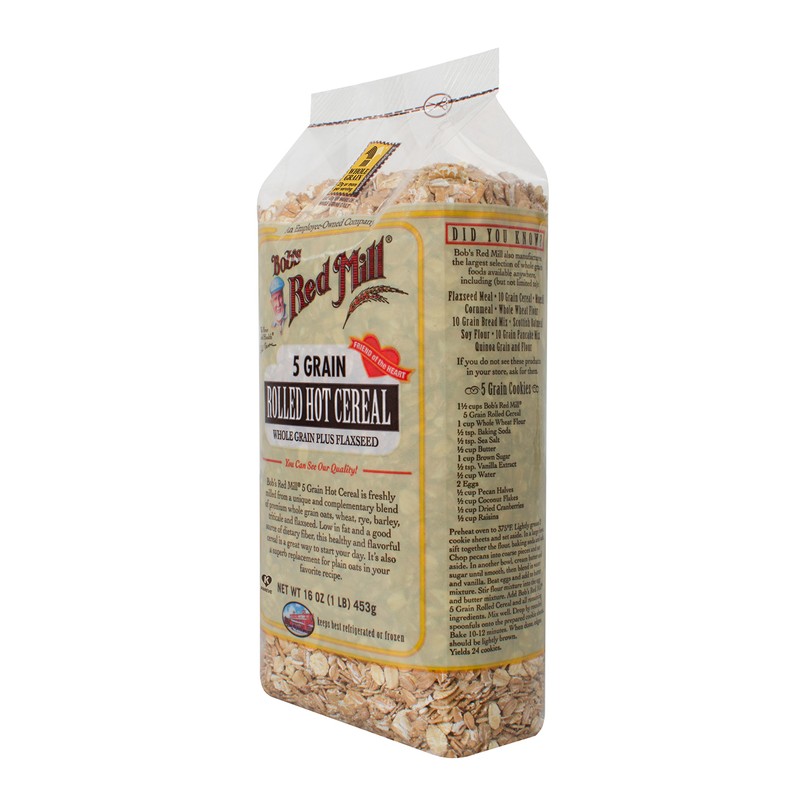 Bob's Red Mill 5 Grain Rolled Hot Cereal 16 Ounces