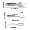 Mango Cutter and Peeler,3X Portable Fruit Cutter Pit Remover |