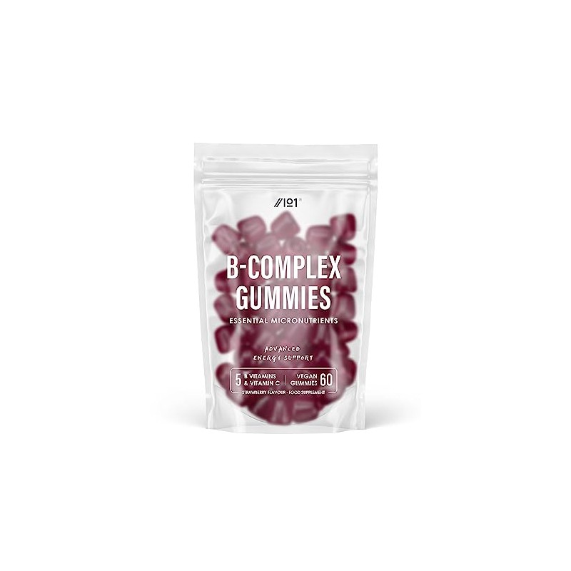 B Complex Gummies - Potent Formula Contains 5 Essential B