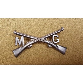 WWI US Army Officer Machinegun Company/Battalion Insignia Pins, One Pair