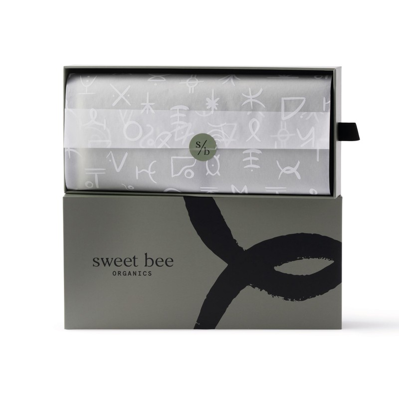 Sweet Bee Weighted Mulberry Blackout Silk Sleep Mask - Calming