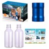 Waitahug Tornado Maker, Bottle to Bottle Transfer Connectors, 2pc Clear