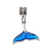 LaBenie Dangle Blue Whale Fish Tail Charm