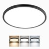 24 Inch Large LED Flush Mount Ceiling Light, 50W, 5480LM,
