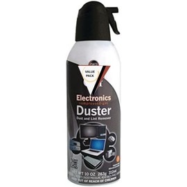 Compressed Air Duster Spray – 10 oz Disposable Can for Keyboard, Computer, Electronics Cleaning – Non-Residue, Moisture-Free Air Blower