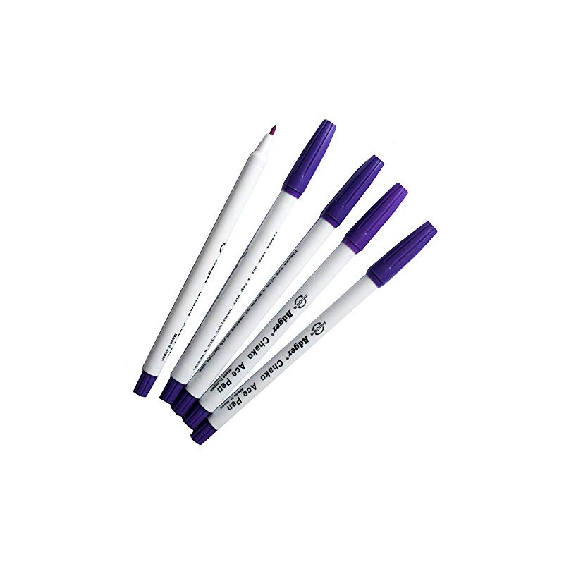 HAND Premium Air/Water Erasable Purple Fabric Marker Pen - Pack