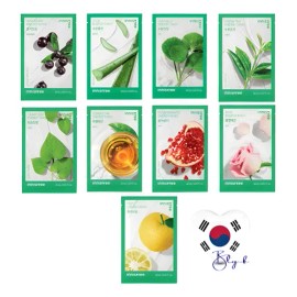 Paquete De 9 Mascarillas Innisfree Energy Mask Bty-k Normal