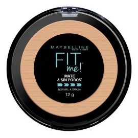 Polvo Fit Me! Mate & Sin Poros Maybelline 12g Color Sun Beige