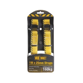 Van Vault S10678 1M x 25mm Endless Strap-Pair, Yellow