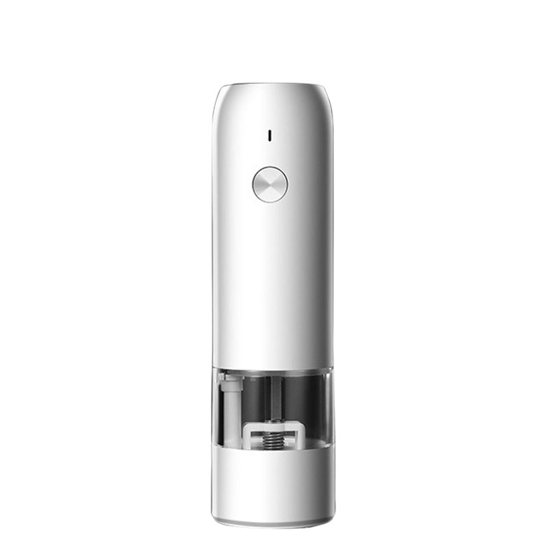 Electric Pepper Grinder Black Usb Charging High Hardness Wear Resistant