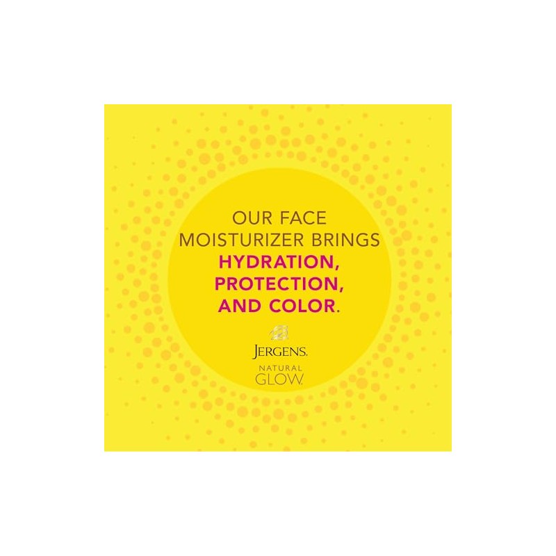 Jergens Hidratante Natural Rostro Protector Solar Medium Tan Paquete