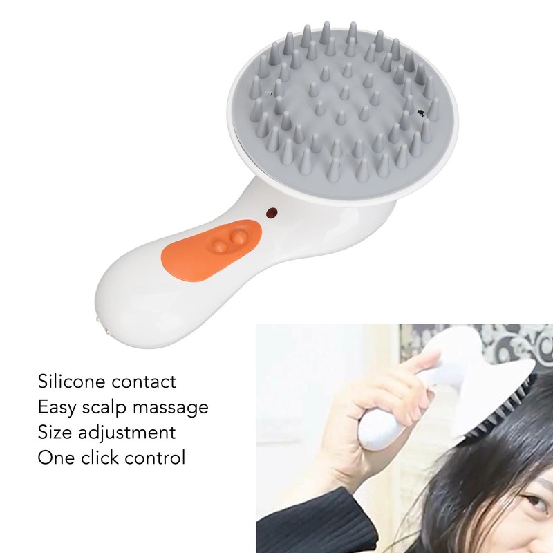 Electric Scalp Massage Brush Kneading Waterproof Rechargeable Multi Functional Vibration