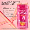 LOréal Paris Elvive Dream Liso Shampoo, Efecto Keratina Anti Frizz