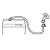 SANEI PT17-1A-1.5M Automatic Washing Machine Water Supply Hose, Length 5.9