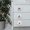 JamJam 1.5" 8 PCS Insect Cicada Cabinet Ceramics Drawer Knob