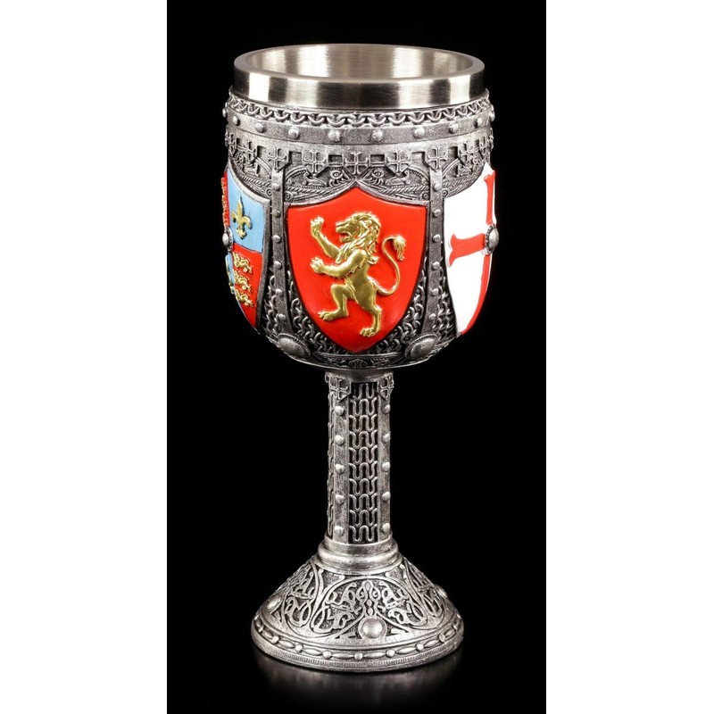 Figuren Shop GmbH Fantasy Knight Goblet Stainless Steel Insert -