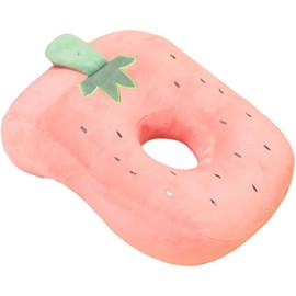 JOAASU Piercing Pillow, Ear Piercing Pillow, Cute Soft Pillows With Hole For Ear, Pink Donut Pillows, Soft NapPillow for Ladies, Girls, Kids, Classrooms, Offices, Libraries (Pink)