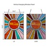 RIVER OF GOODS 14.5" Stained Glass Window Panel - Tiffany-Style