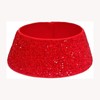 Sequin Christmas Tree Skirt, Red Christmas Tree Border Base 60cm