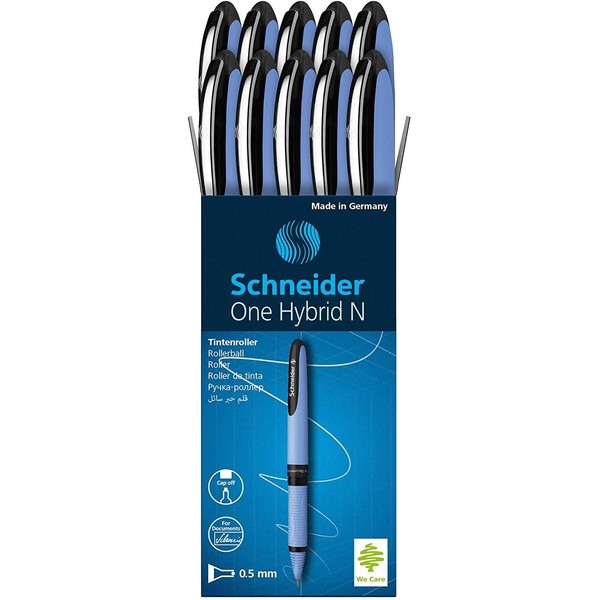 Schneider Pen, One Hybrid N, 0.5 mm, Pack of 10,
